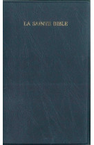 La sainte bible - bleu marine