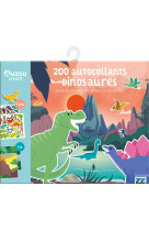 200 autocollants dinosaures (edition 2021)