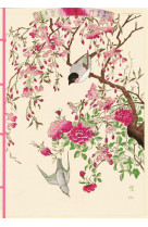 Carnet hazan les oiseaux dans l'estampe japonaise 16 x 23 cm (papeterie)