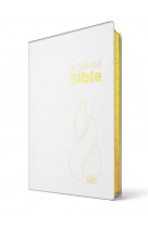 Bible segond neg compacte - couverture souple toilee blanche