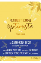 Bullet journal optimiste a5 - edition florale - agenda et carnet de notes a5 - to do list et organis