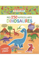 250 autocollants - dinosaures
