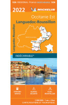 Carte régionale languedoc-roussillon 2022