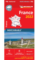 Carte nationale france 2022 - indéchirable