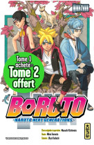 Boruto - naruto next generatio - pack 1+1 boruto (tomes 1+2) - op 1+1 kana 2024