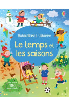 Le temps et les saisons - premiers autocollants - dès 3 ans