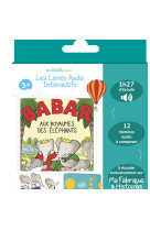 Coffret livre audio - babar aux royaumes des elephants