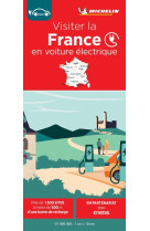 Carte nationale visiter la france en voiture électrique