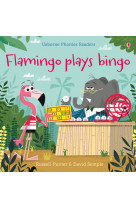 Flamingo plays bingo