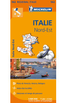 Carte régionale italie nord-est