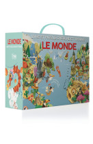 Livre et puzzle cherche et trouve - le monde