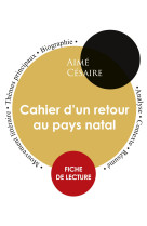 Fiche de lecture cahier d'un retour au pays natal (étude intégrale)