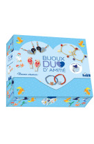 Bijoux duo d'amitié beaux oiseaux - coffret avec accessoires