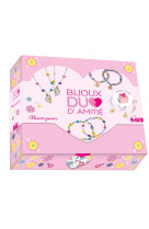 Bijoux duo d'amitié flower power - coffret avec accessoires