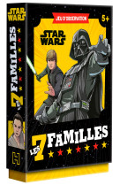 Star wars - jeu de cartes - 7 familles