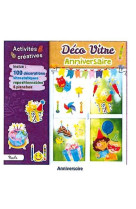 Anniversaire - déco vitre