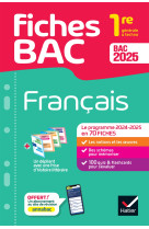 Fiches bac - français 1re générale & techno bac 2025