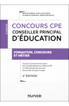 Concours cpe - conseiller principal d'éducation - 6e éd.