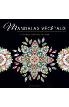 Black coloriage - mandalas végétaux