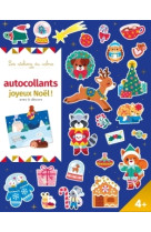 Autocollants joyeux noël ! avec 6 décors - pochette avec accessoires