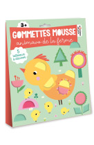 Gommettes mousse- animaux de la ferme - pochette avec accessoires