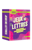 Mon année en 365 jours - 2025 - jeux de lettres