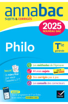 Annales du bac annabac 2025 philo tle générale