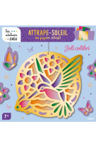 Attrape-soleil en papier vitrail