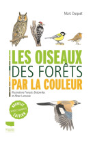 Les oiseaux des forêts par la couleur