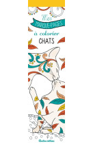 Mes marque-pages à colorier : chats