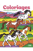 Grands coloriages chevaux pone