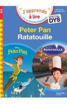 Disney - peter pan / ratatouille - spécial dys (dyslexie)