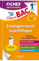 Objectif bac fiches enseignement scientifique 1re générale