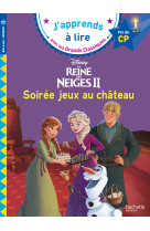 Disney - la reine des neiges 2, soirée jeux au château, cp niveau 3