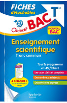 Objectif bac fiches détachables enseignement scientifique terminale