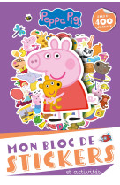 Peppa pig - mon bloc de stickers et activités