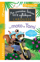 Premières lectures 100 % syllabiques larousse : la moto de tomi