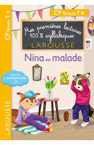 Premières lectures syllabiques - nina est malade (niveau 1)