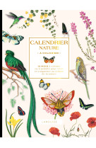 Calendrier nature à colorier