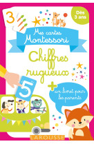 Mes cartes montessori : chiffres rugueux