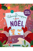 Mes coloriages magiques et jeux de noel - chiffres