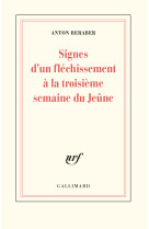 Signes d'un fléchissement à la troisième semaine du jeûne