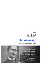 Du mariage