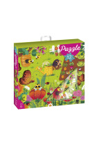 Ma boite a puzzle 12p jardin