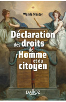 La déclaration des droits de l'homme et du citoyen