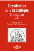 Constitution de la république française 19ed