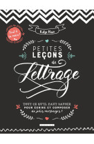 Petites leçons de lettrage