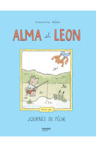 Alma et léon - journée de pêche