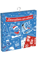 Pochette décorations noël sur vitres