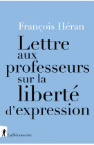 Lettre aux professeurs sur la liberté d'expression